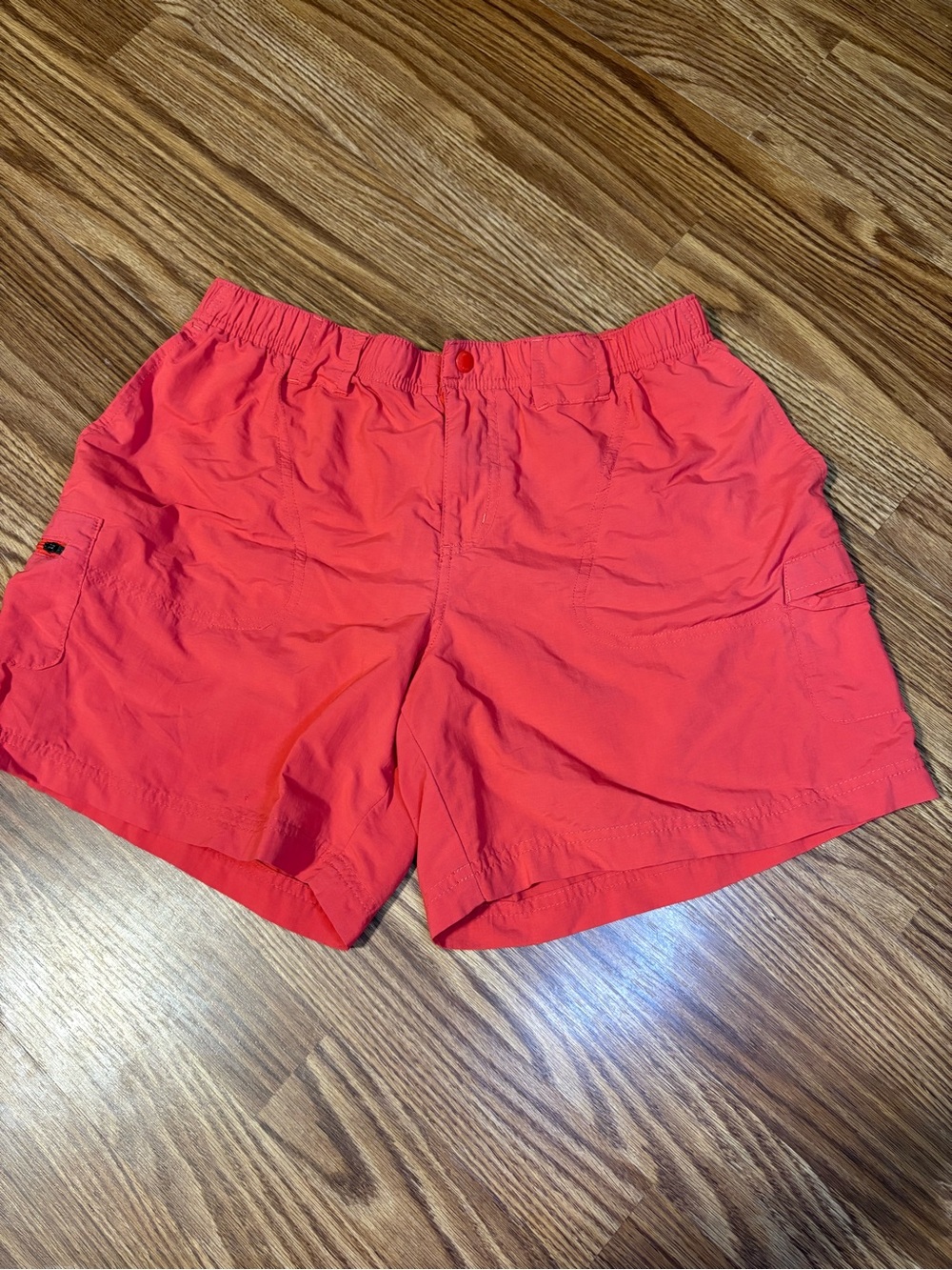 Orangish/red Columbia Sandy River shorts size M (SKU 302)